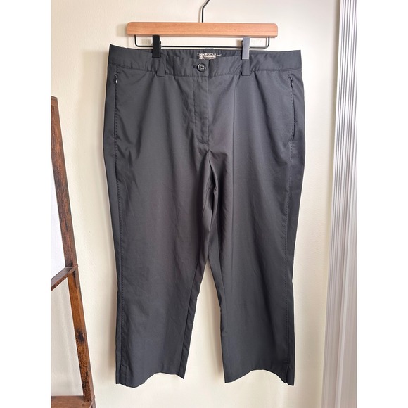 Nike Golf Tour Performance Dri-Fit Women's Capri Pants Black Size 14 - Picture 1 of 4